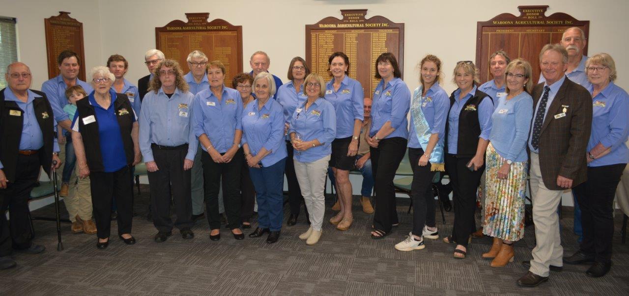 Waroona Agricultural Society Committee & Stewards - Official opening of the new meeting rooms and kitchen renovation in 2020