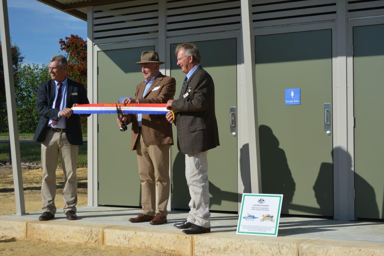 A grand opening for new facilities for the Waroona Show