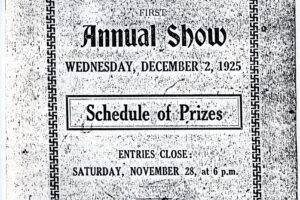 1925 Drakesbrook Agricultural Society Show Book front page20220613 (3)