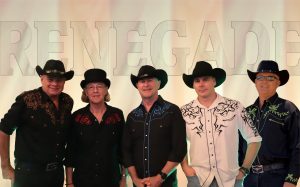Renegade “We’re a little bit country…… but a lot more ‘Rock n Roll’” Introducing Renegade, they are ready to rock with a blend of old and new, rock and pop classics. They will be performing on the main stage in the evening from 5.00 pm – 8.00 pm.