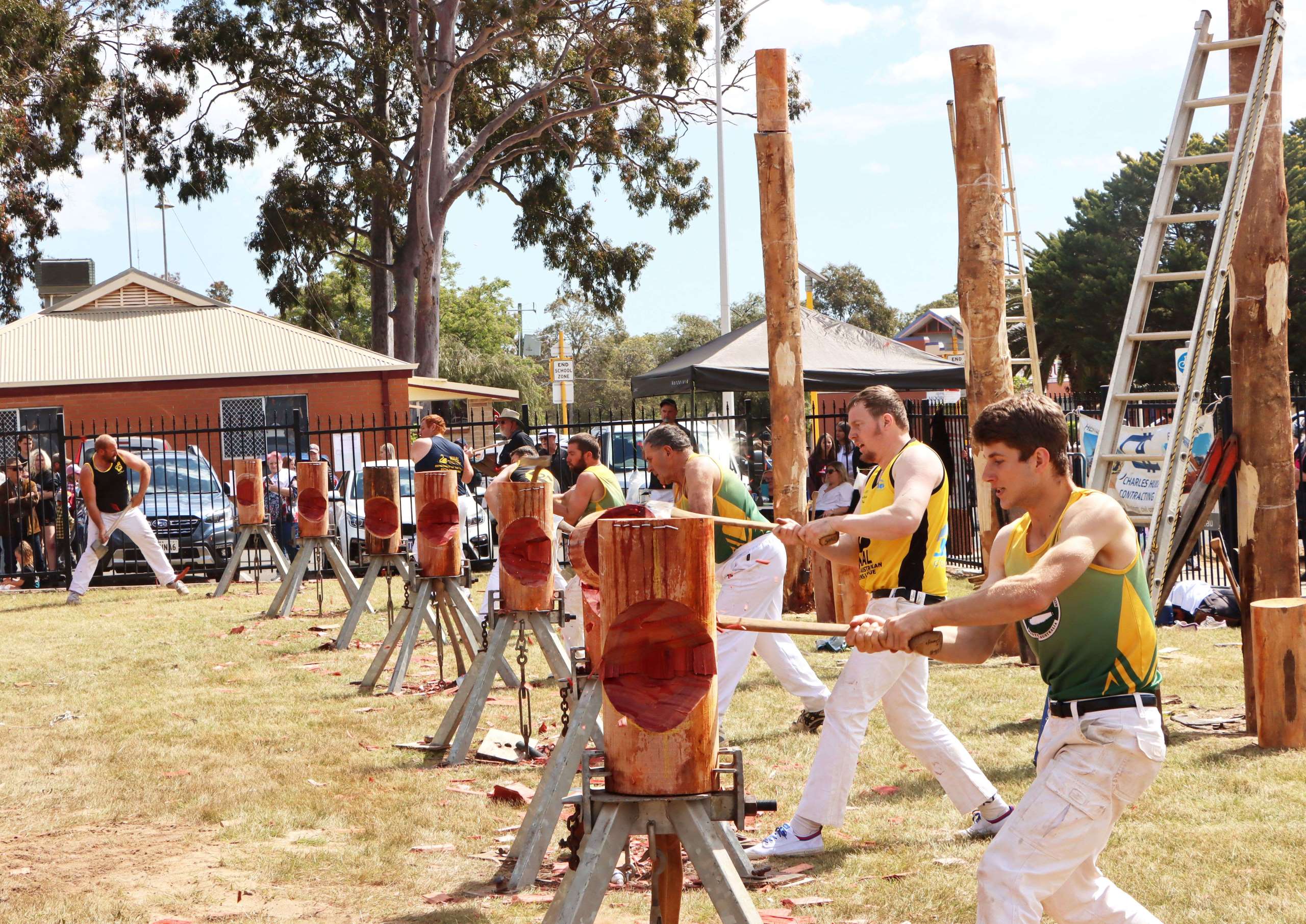 Woodchopping at the Waroona Show