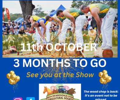 3 months to go 2025 Waroona Show