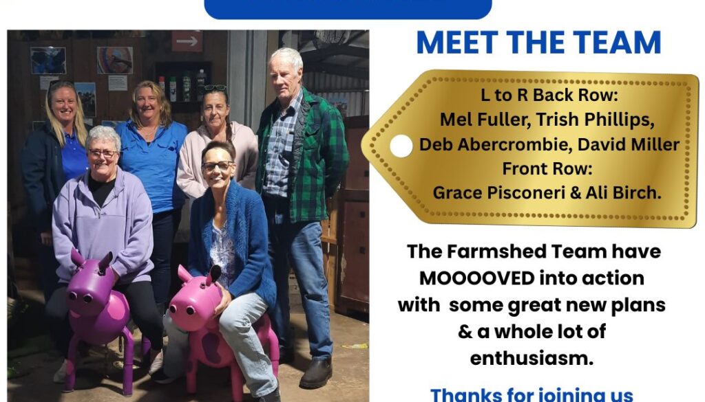 Meet the Farm Shed Team for 2026