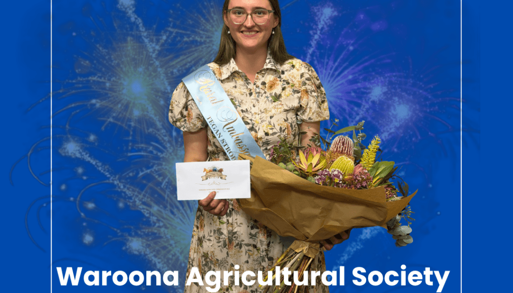Introducing Tegan Strobl Waroona Agricultural Society Rural Ambassador 2026