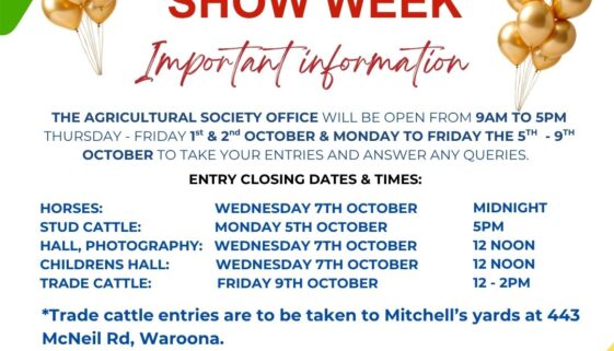 Office Opening Hours Show Week